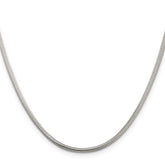 Sterling Silver 2.5mm Round Snake Chain